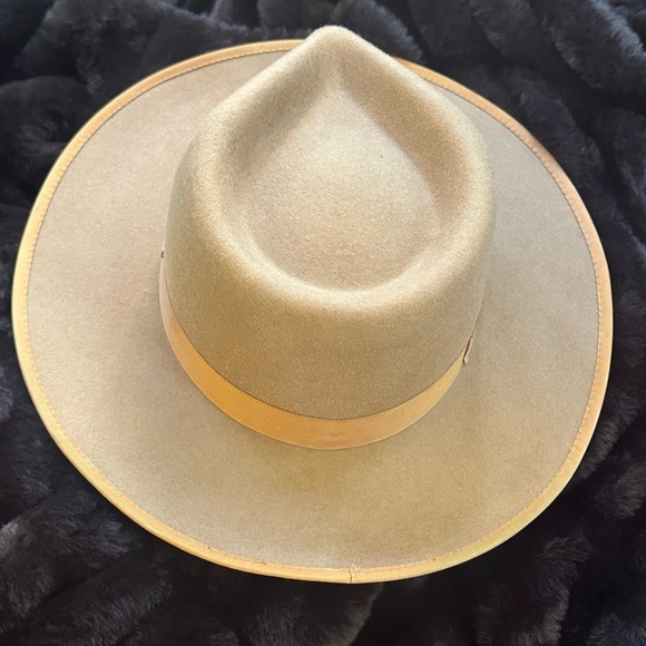 Gigi Pip “Monroe Rancher Fedora” Wool Hat In Brown Size S/M Excellent Condition! main image 8
